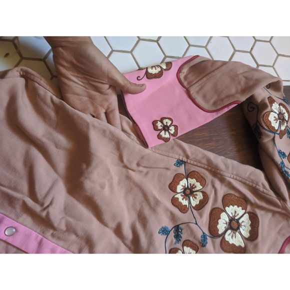 NEW COACH 1941 Pearl Snap Western Embroidery Dress - Picture 10 of 12